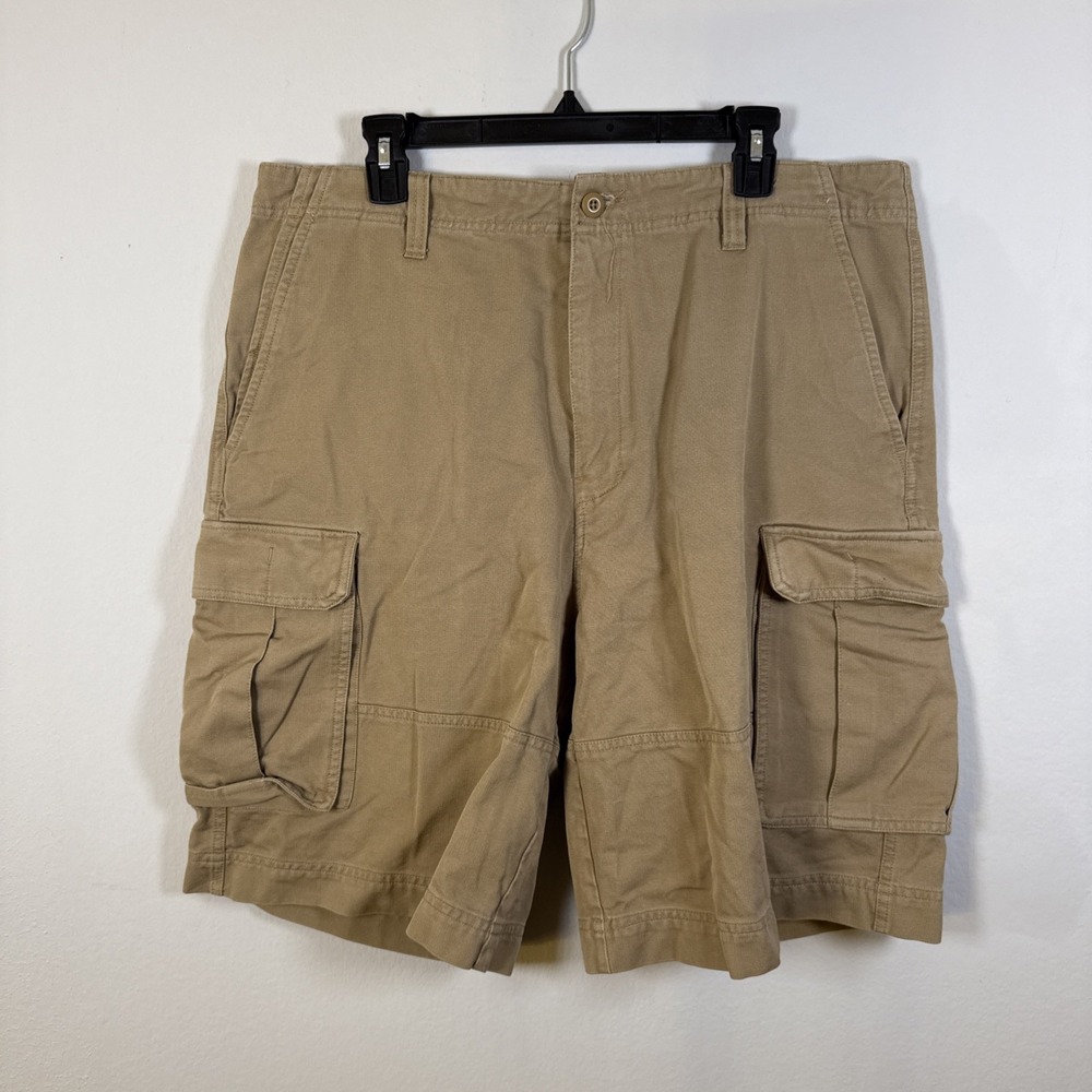 Ocean Pacific OP Cargo‎ Shorts Mens Size 36 Beige Inseam 12" Y2K Vintage